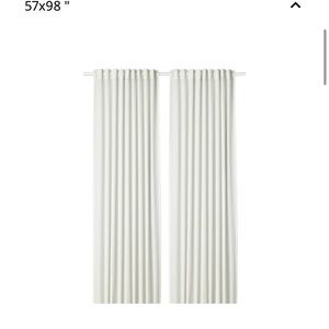 IKEA HILJA CURTAIN PANEL SET 57x98